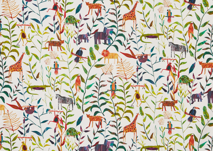 Hide, And Seek Jungle - Fabric Only - Image 3